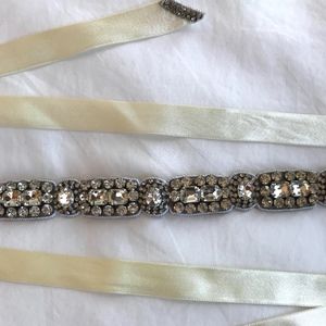 Anthropologie BHLDN Crystal Dress Sash